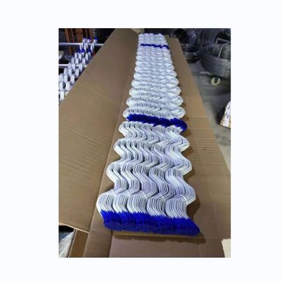 Sistema di serratura in serra per capannoni in plastica con filtro a filtro a scatto a molla e filo a zigzag