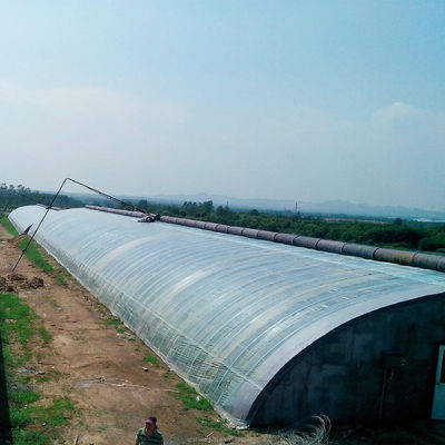 Serre agricole a lunghezza singola con sistema di isolamento a coltre di riscaldamento