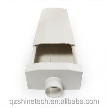 Sistema di coltivazione idroponica 100*50mm NFT PVC Pipe Agricoltura verticale con accessori bianchi