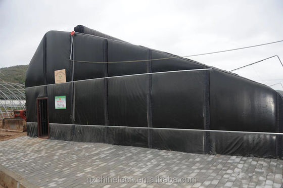 Serra a tre pareti di polietilene rivestito da pellicola completamente ventilata per la stagione invernale