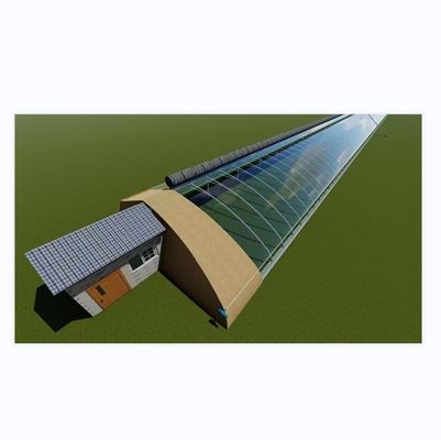 Serra vegetale rivestita con pellicola Tre pareti di terra per il riscaldamento invernale singolo strato